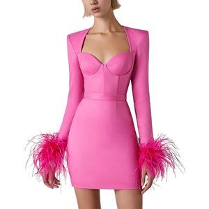 Amina Glam Womens  Mini Dress